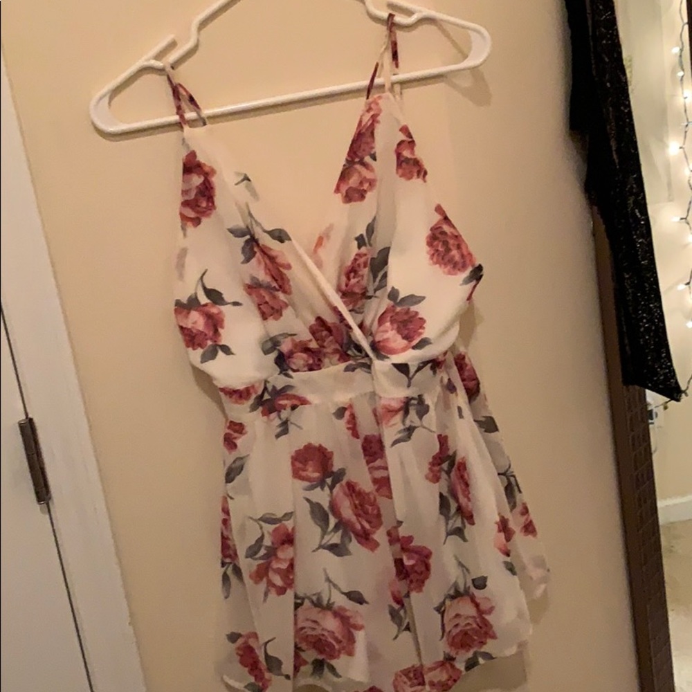 American threads floral romper